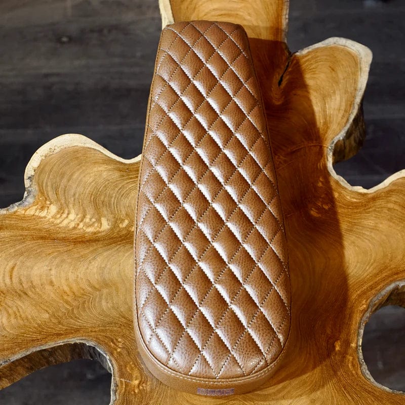 2 Up Brown Synthetic Leather Diamond Stitch Seat Boosted USA 2-up-brown-synthetic-leather-diamond-stitch-seat-boosted-usa