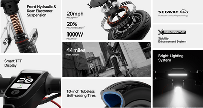 Segway F3 eKickScooter - Electric Scooter