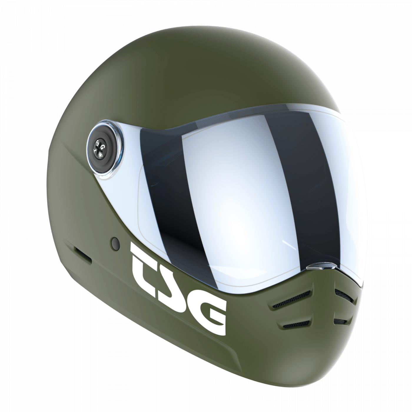 longboard helm fullface TSG Pass 2.0 Helmet Red S