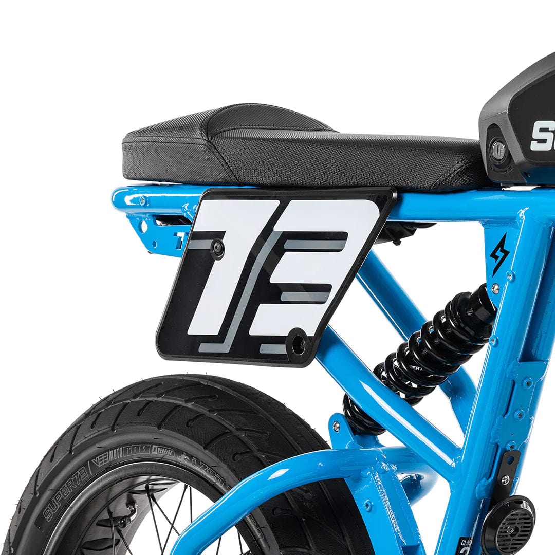 Super73 R - Series Side Number Plate - Boosted USA