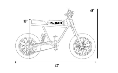 P-51 Electric Bikes - Bullet Gen 3