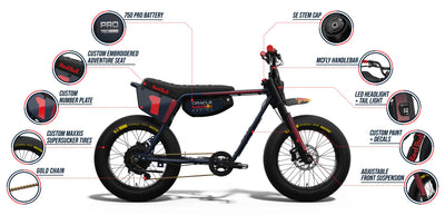 Super73 Oracle Red Bull Racing Z Adventure Series - Electric Bike